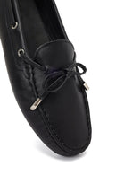 Kadın Siyah Püsküllü Deri Loafer | Derimod