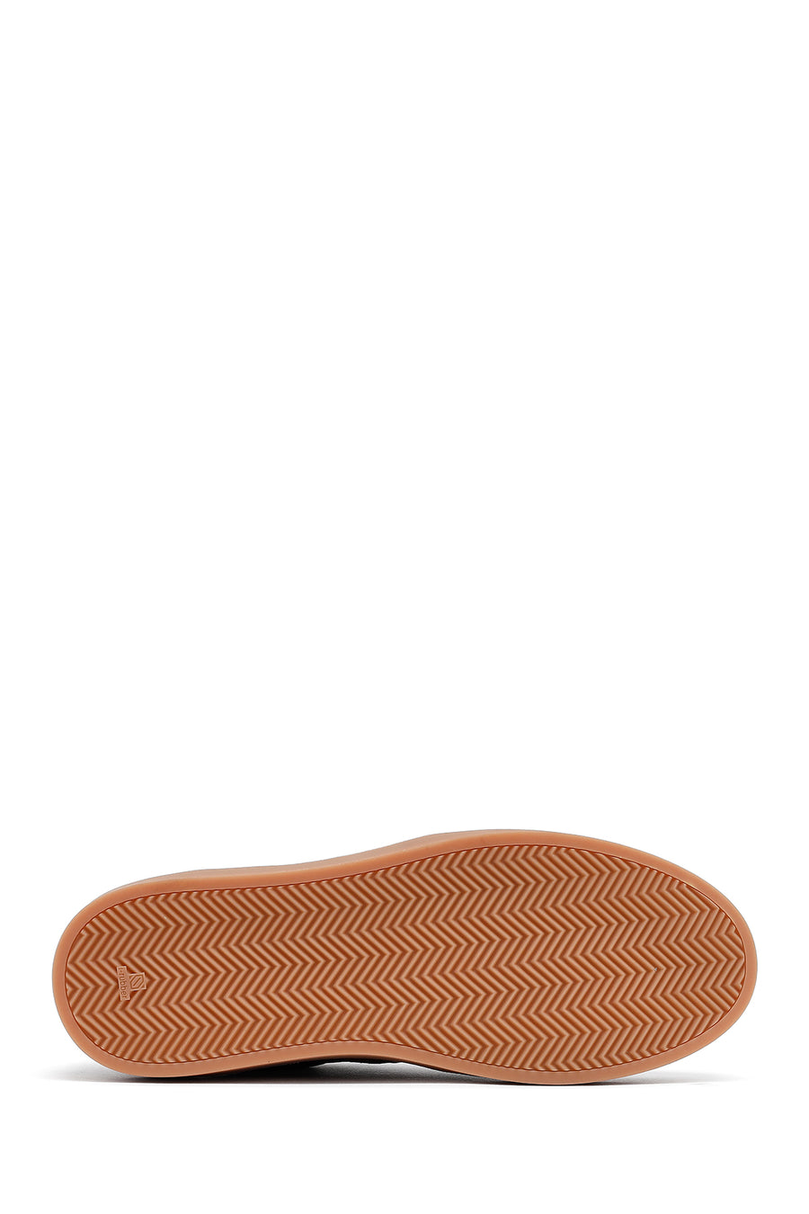 Woman Brown Laced Suede Leather Sneakers