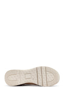 Kadın Vizon Bağcıklı Kalın Tabanlı Deri Sneaker | Derimod