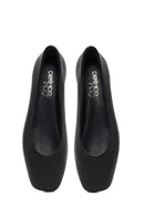 Kadın Siyah Klasik Deri Babet | Derimod