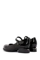Woman Black Patent Leather Mary Jane Shoes | Derimod