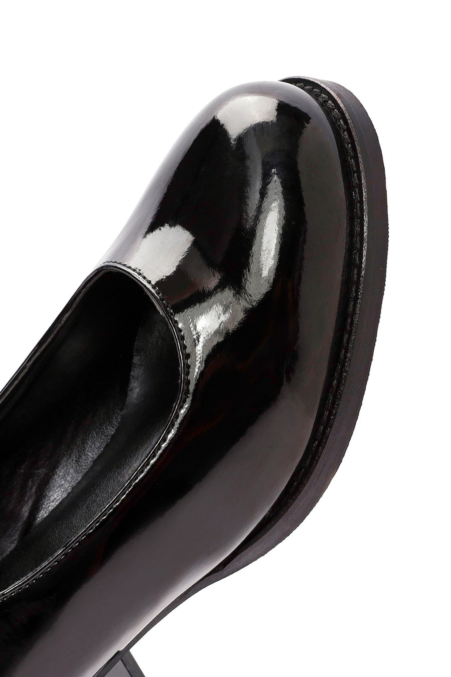 Kadın Siyah Rugan Mary Jane Ayakkabı