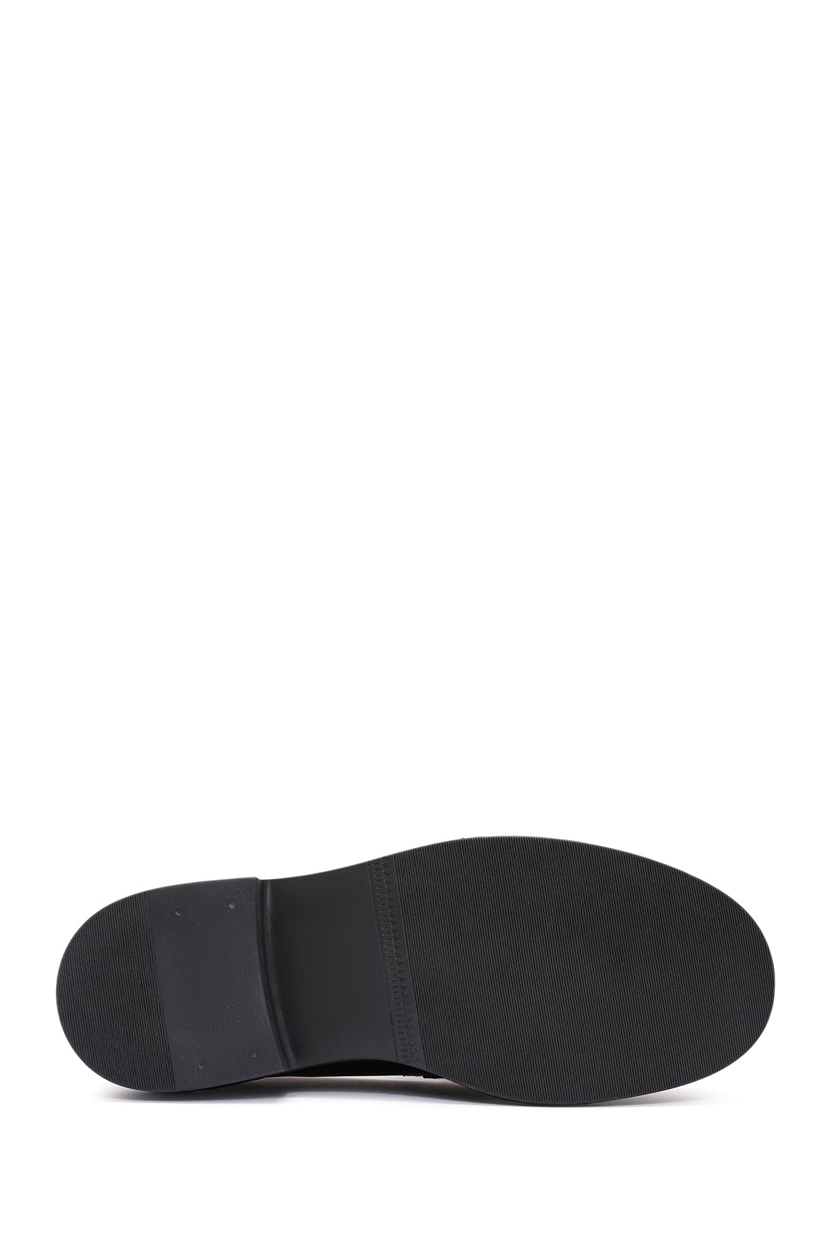 Kadın Siyah Tokalı Maskülen Loafer