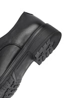 Kadın Siyah Bağcıklı Deri Oxford Ayakkabı | Derimod