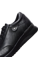 Kadın Siyah Bağcıklı Deri Casual Ayakkabı | Derimod