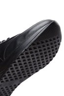 Kadın Siyah Bağcıklı Deri Casual Ayakkabı | Derimod