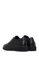 Women's Black Lace-up Leather Masculine Shoe | Derimod