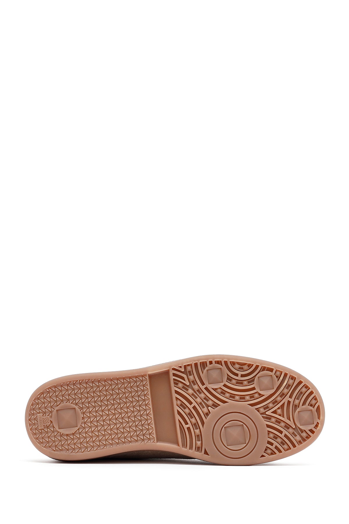 Kadın Taba Bağcıklı Süet Deri Sneaker