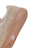 Kadın Taba Bağcıklı Süet Deri Sneaker | Derimod