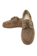 Kadın Vizon Bağcıklı Süet Deri Casual Ayakkabı | Derimod