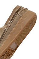 Kadın Vizon Bağcıklı Süet Deri Casual Ayakkabı | Derimod