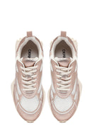 Kadın Pembe Bağcıklı Kalın Tabanlı Sneaker | Derimod