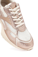 Kadın Pembe Bağcıklı Kalın Tabanlı Sneaker | Derimod