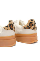 Kadın Bej Bağcıklı Kalın Tabanlı Sneaker | Derimod