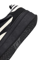 Kadın Siyah Bağcıklı Kalın Tabanlı Sneaker | Derimod