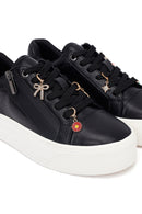 Kadın Siyah Bağcıklı Kalın Tabanlı Sneaker | Derimod