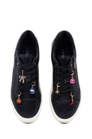 Kadın Siyah Bağcıklı Kalın Tabanlı Sneaker | Derimod