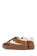 Kadın Camel Bağcıklı Kalın Tabanlı Sneaker | Derimod