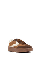 Kadın Camel Bağcıklı Kalın Tabanlı Sneaker | Derimod