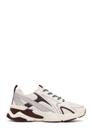 Kadın Bordo Bağcıklı Kalın Tabanlı Sneaker | Derimod