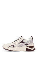 Kadın Bordo Bağcıklı Kalın Tabanlı Sneaker | Derimod