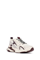 Kadın Bordo Bağcıklı Kalın Tabanlı Sneaker | Derimod