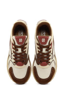 Derimod Studio Kadın Bej Bağcıklı Kalın Tabanlı Sneaker | Derimod