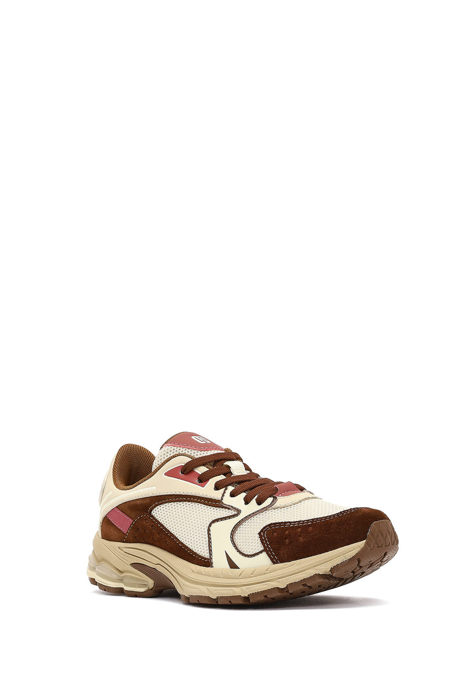 Derimod Studio Women's Beige Lace-Up Thick-Soled Sneaker