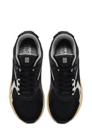 Derimod Studio Kadın Siyah Bağcıklı Kalın Tabanlı Sneaker | Derimod