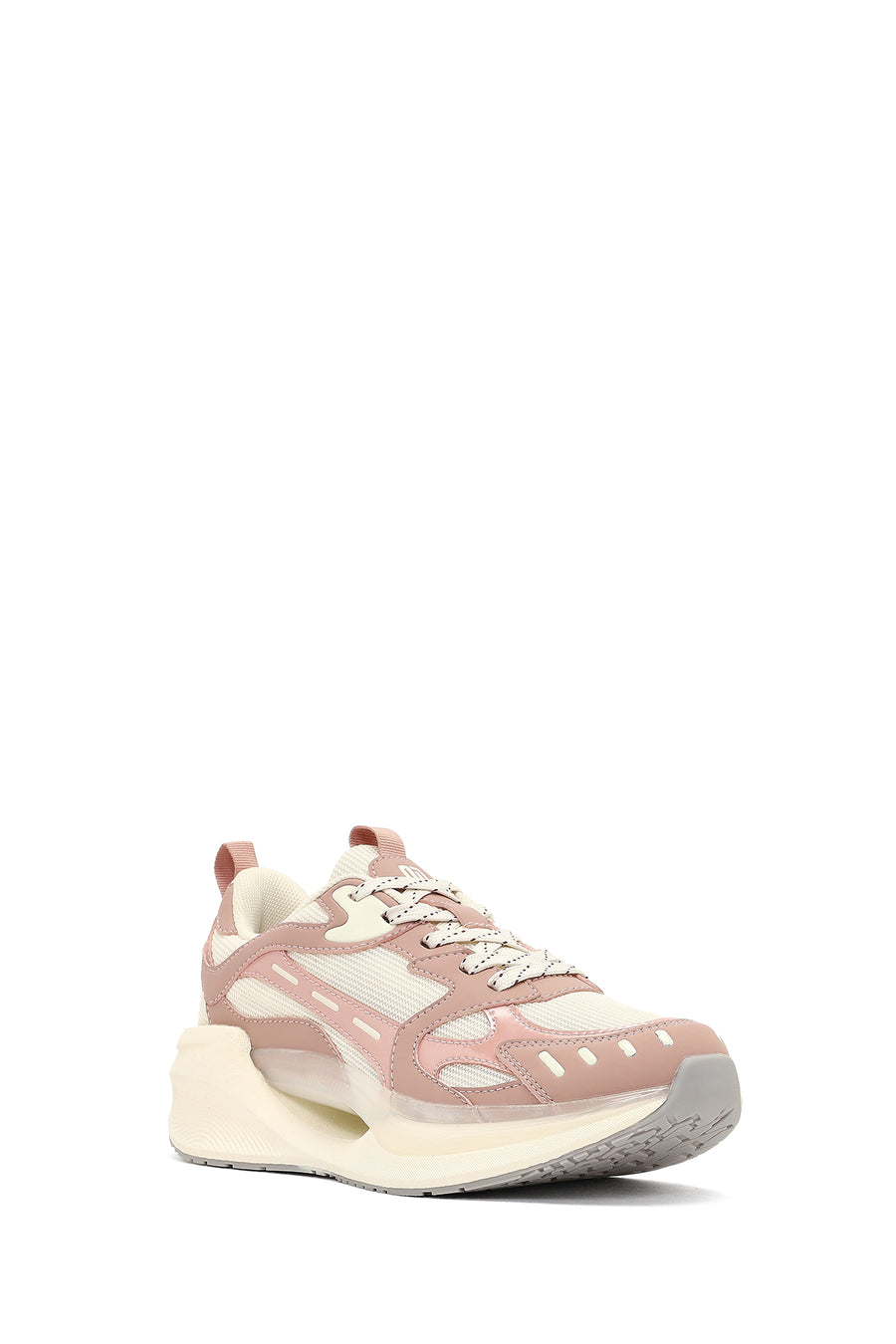 Derimod Studio Women's Beige Lace-Up Thick-Soled Sneaker