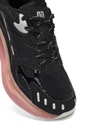 Derimod Studio Kadın Siyah Bağcıklı Kalın Tabanlı Sneaker | Derimod