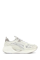 Derimod Studio Kadın Gümüş Bağcıklı Kalın Tabanlı Sneaker | Derimod