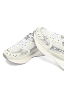 Derimod Studio Kadın Gümüş Bağcıklı Kalın Tabanlı Sneaker | Derimod