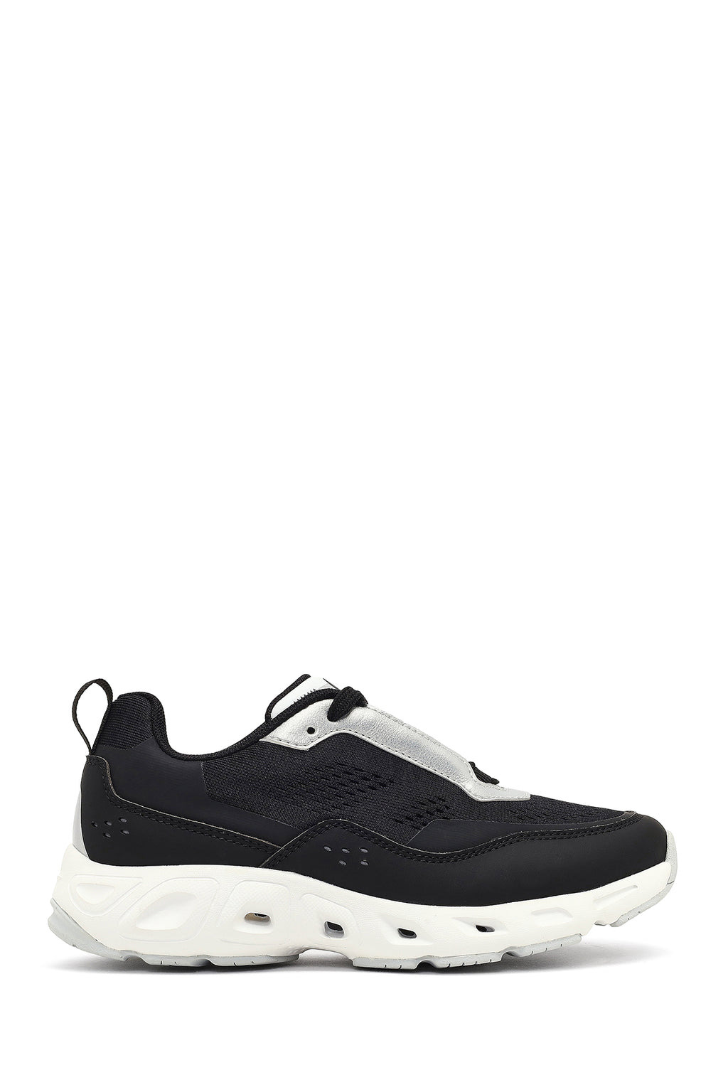 Derimod Studio Kadın Siyah Bağcıklı Kalın Tabanlı Sneaker