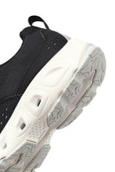 Derimod Studio Kadın Siyah Bağcıklı Kalın Tabanlı Sneaker | Derimod