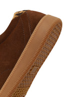 Derimod Studio Kadın Kahverengi Bağcıklı Süet Sneaker | Derimod