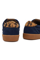 Derimod Studio Kadın Lacivert Bağcıklı Süet Sneaker | Derimod