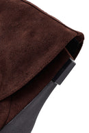 Kadın Kahverengi Dolgu Topuklu Süet Bot | Derimod