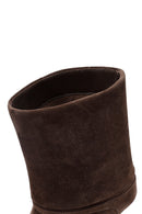 Kadın Kahverengi İnce Topuklu Süet Deri Bot | Derimod