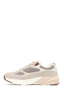 Kadın Bej Bağcıklı Kalın Tabanlı Sneaker | Derimod