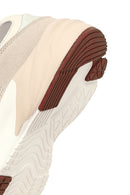 Kadın Bej Bağcıklı Kalın Tabanlı Sneaker | Derimod