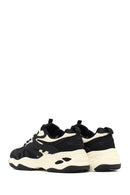 Kadın Siyah Bağcıklı Kalın Tabanlı Sneaker | Derimod