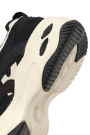 Kadın Siyah Bağcıklı Kalın Tabanlı Sneaker | Derimod