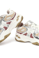 Kadın Bej Bağcıklı Kalın Tabanlı Sneaker | Derimod