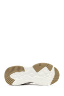 Kadın Bej Bağcıklı Kalın Tabanlı Sneaker | Derimod