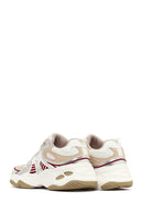 Kadın Bej Bağcıklı Kalın Tabanlı Sneaker | Derimod