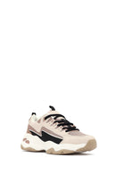 Kadın Bej Bağcıklı Kalın Tabanlı Sneaker | Derimod