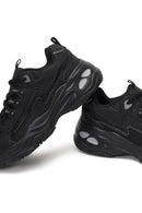 Kadın Siyah Bağcıklı Kalın Tabanlı Sneaker | Derimod