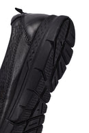 Woman Siyah Leather Comfort Loafer | Derimod