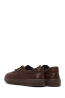 Kadın Kahverengi Bağcıklı Deri Comfort Ayakkabı | Derimod